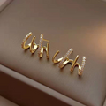 LANÇAMENTO | Brincos Quatro Pontas - Folheado a Ouro 18k + FRETE GRÁTIS